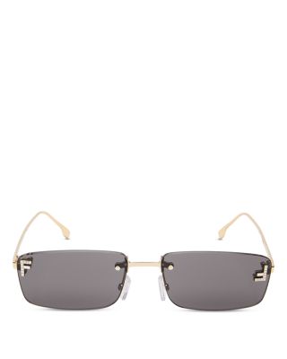 First Crystal Rectangle Sunglasses, 54mm