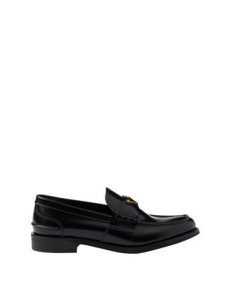  Women's Brushed Leather Loafers