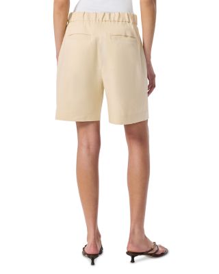 Leona Pleat Front Long Shorts