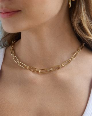 Delia Chain Necklace, 16"