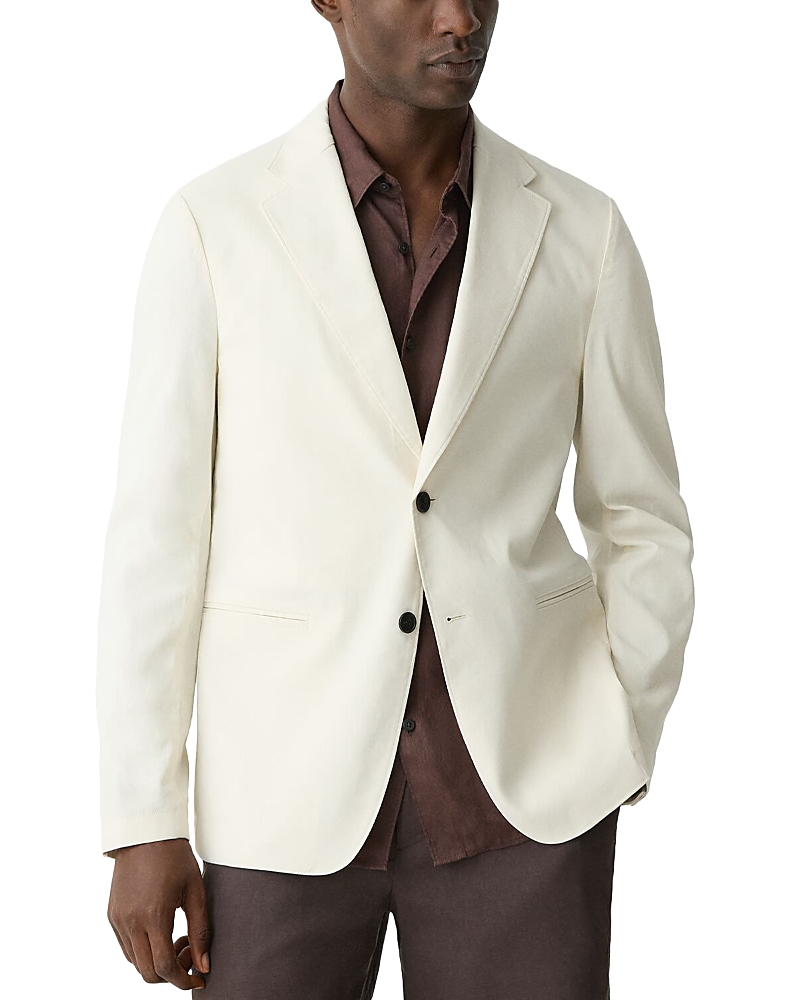Theory Clinton Blazer In Good Linen In White