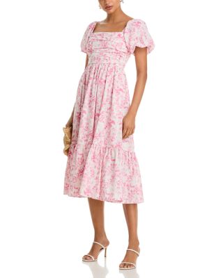 Floral Midi Dress - Exclusive 