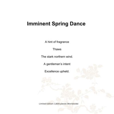 Imminent Spring Dance Crystal Figurine with Display Base - Special Edition