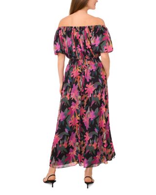 Puff Sleeve Maxi Dress