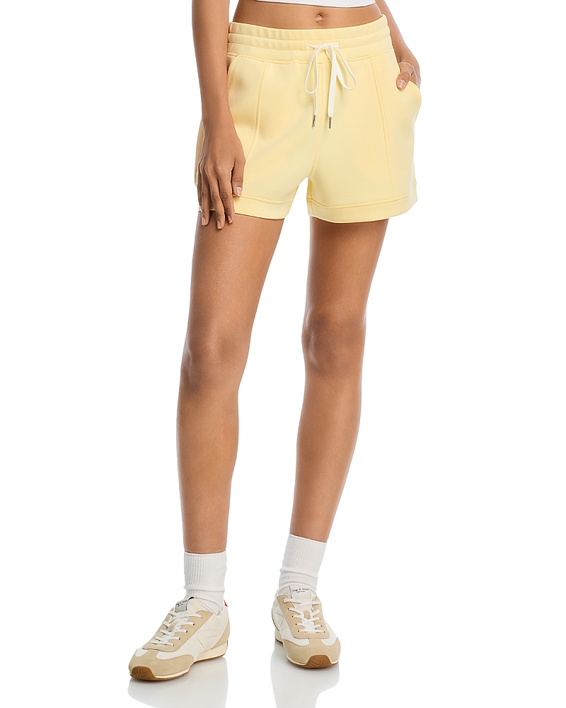 Shop Aqua Athletics Ultra Luxe Pintucked Shorts - 100% Exclusive