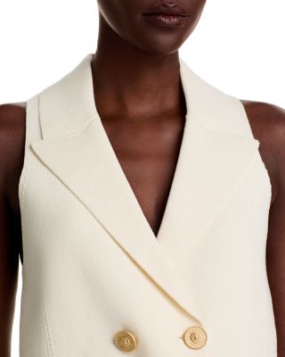 Zadie Knit Peak Lapel Vest