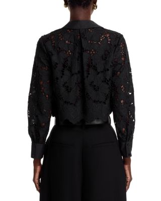 Seychelle Lace Button Front Shirt