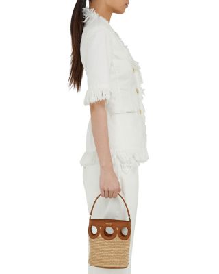 Mini Woven Bucket Bag