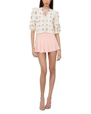 Kitty Floral Puff Sleeve Cardigan