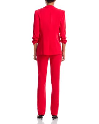 Khloe Ruched Cuff Blazer & Kerry Straight Leg Pants