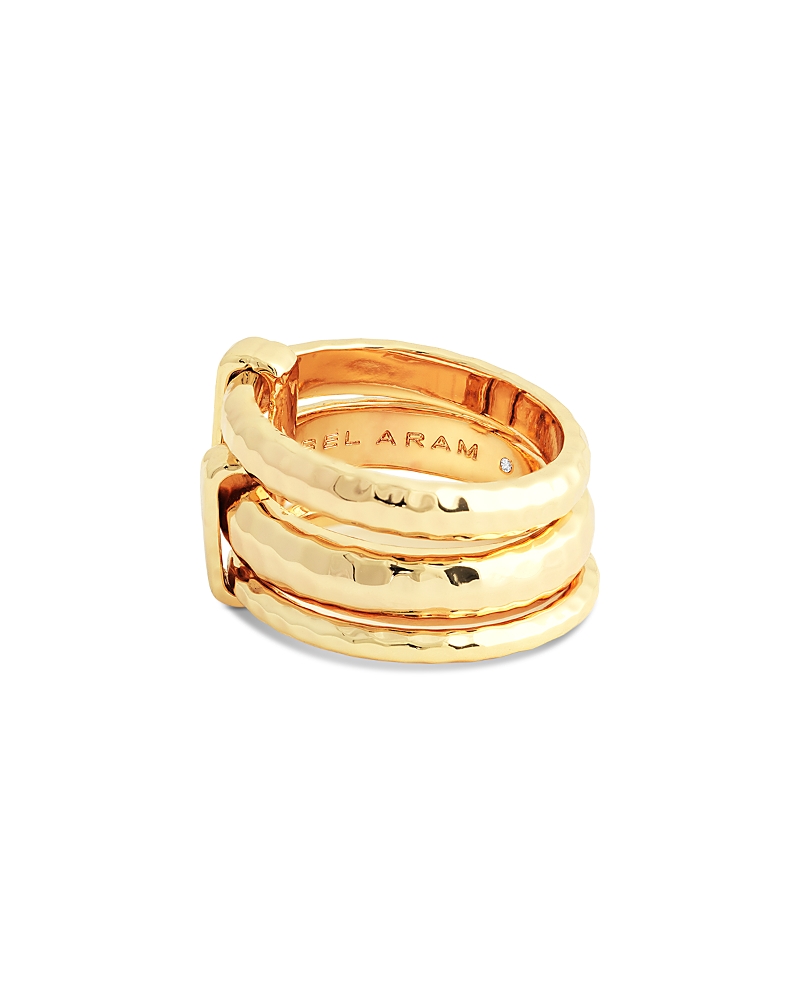Anabel Aram Farrier 18K Yellow Gold Plated Triple Connected Ring