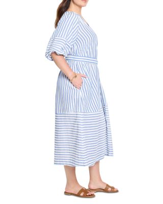 Striped Belted Dress