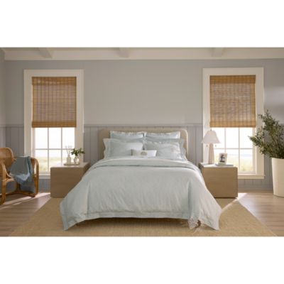 Selini Leaf Sateen Jacquard Sham, Euro