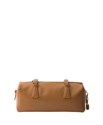Medium Leather Top-Handle Bag with Padlock
