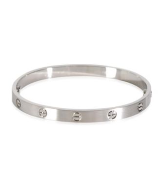 Pre-Owned Cartier Love 18k White Gold Bracelet
