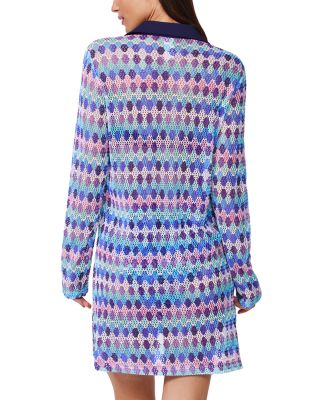 Long Sleeved Blouse Swim Cover Up