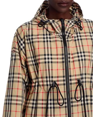 Bacton Check Hooded Jacket