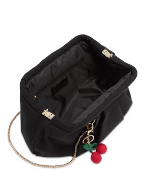 Linen & Cotton Pouch with Bag Charm - Exclusive