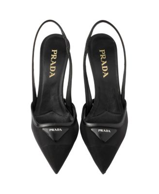  Women's Mesh Fabric Slingback Pumps