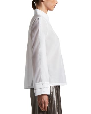 Hidden Placket Long Sleeve Shirt