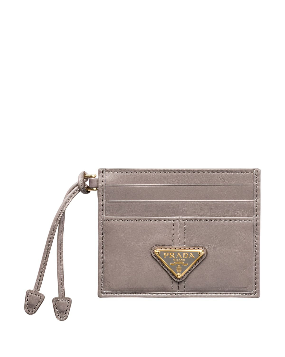 Prada Leather Card Holder