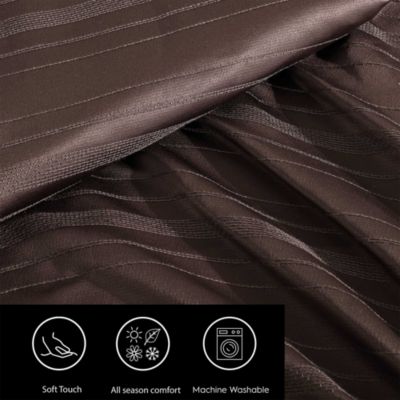 Illusion Lines 3 Piece Duvet Cover Set, King