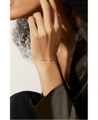 Adelie Pearl Station Bracelet