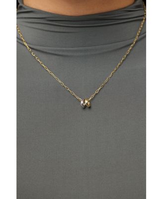 Eclipse Gold Pendant Necklace