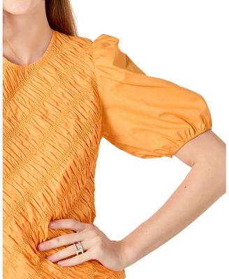 Women's Asymmetrical Smocked Top