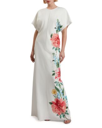 ★Ted Baker DODIA グラフィックフローラル 上質マキシ★ Ted Baker Dodia Column Maxi Dress | Bloomingdale's