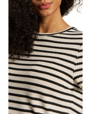 Perfect Textured Striped Tee