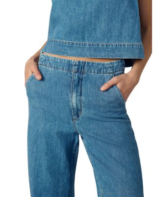 The Clean Denim High Rise Trouser Jeans in Revelation