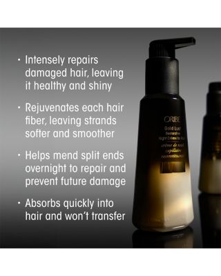 Gold Lust Restorative Night Cr&amp;egrave;me for Hair 5 oz.