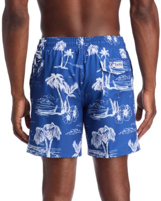 Sano Tropical Island Print  6.5&amp;quot; Swim Trunks