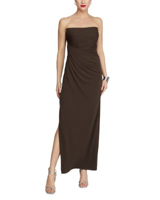 Patrice Ruched Matte Jersey Gown  