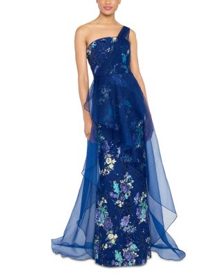 Noemi One Shoulder Sequined Gown