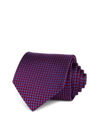 Woven Geometric Silk Tie - Exclusive