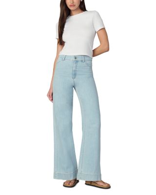 The Mia High Rise Wide-Leg Sweatpants Jeans in Like Minded