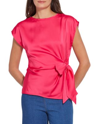 Lyssé Plus - Rosalia Tie Drape Top