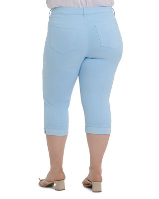 Marilyn High Rise Straight Cropped Jeans in Optic White