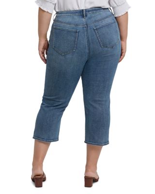 Joni Relaxed Capri Jeans in Majorca Bay