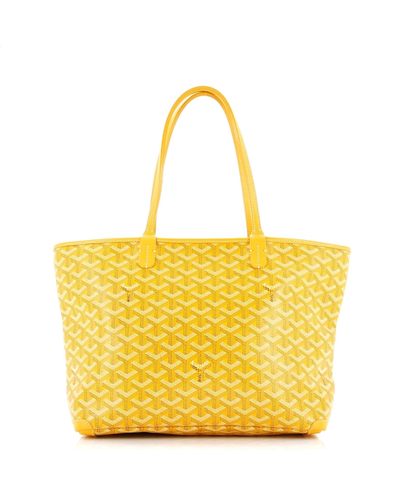 Pre-owned Pre-owned Goyard Goyard Pm Artois Tote Coated Canvas In Orange