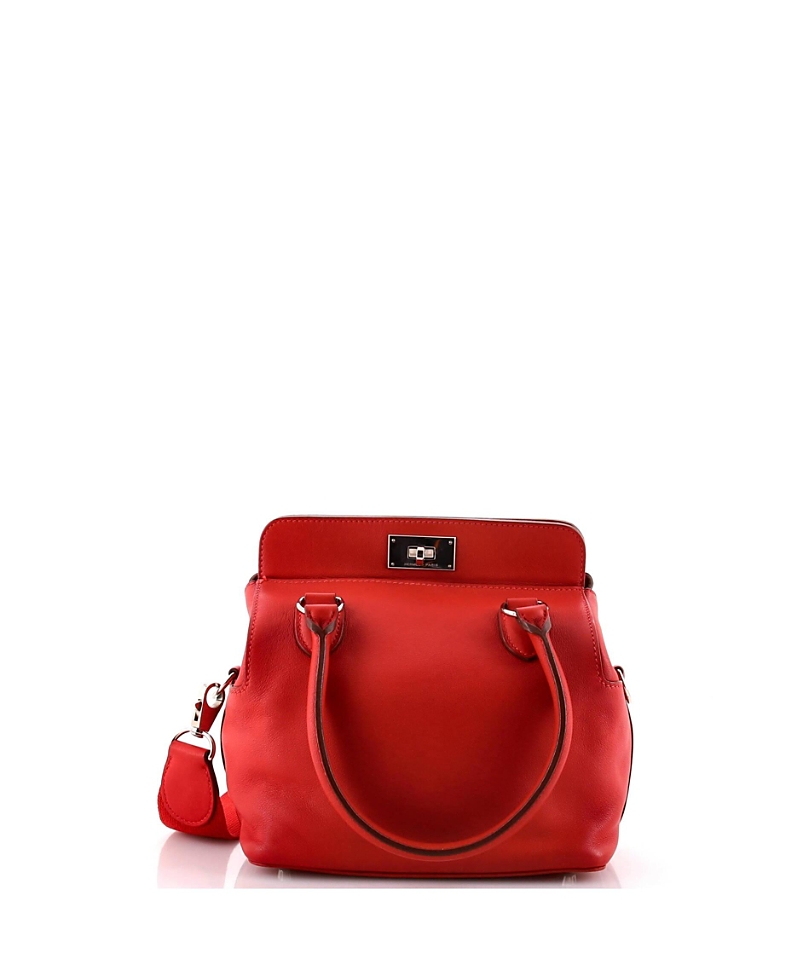 Pre-owned Pre-owned Hermes Hermes 20 Toolbox Bag Swift In Red