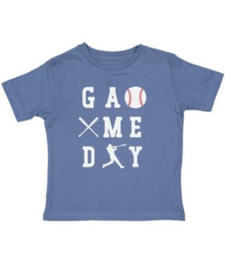 Sweet Wink - Boys' Baseball Game Day Short Sleeve T-Shirt - Baby, Little Kid, Big Kid