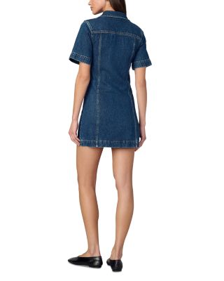 The Denim Trucker Shirt Dress