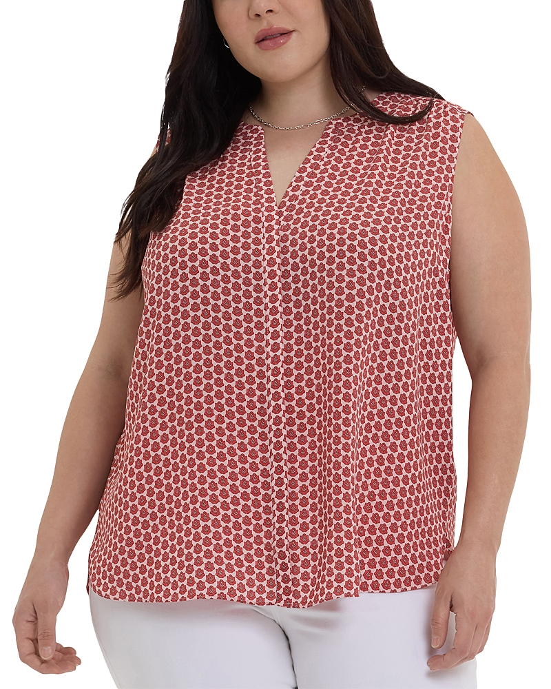 Nydj Plus Pintuck Blouse