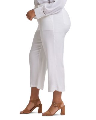 Wide Leg Cargo Capri Pants