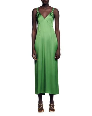 Cecile Fluid Satin Effect Dress  