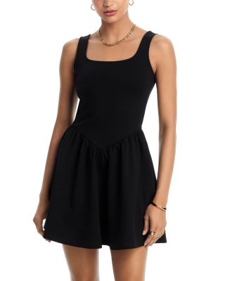 Ponte Square Neck Mini Dress - Exclusive 