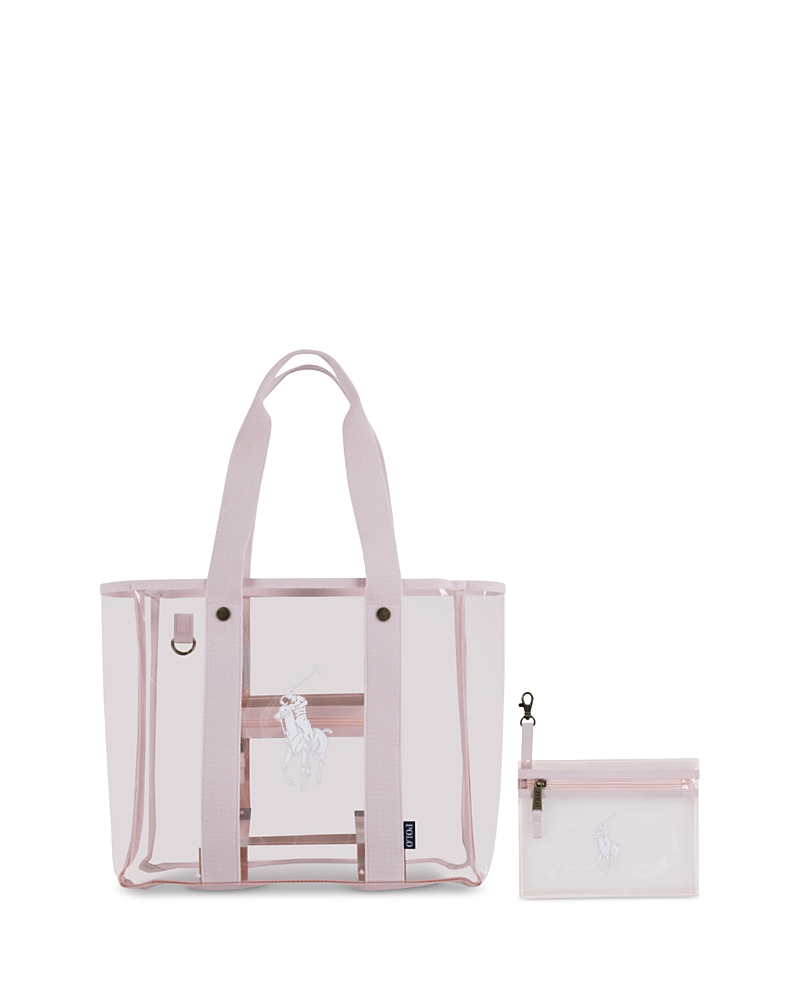 Shop Polo Ralph Lauren Clear Tote With Pouch